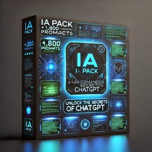 e-Book - IA Pack +1.800 Prompts De Comandos Secretos CHATGPT